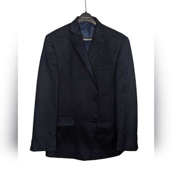 Michael Kors Men's All Seasons Lightweight Navy Sport Coat Size 44 Regular (XL) - Picture 1 of 8